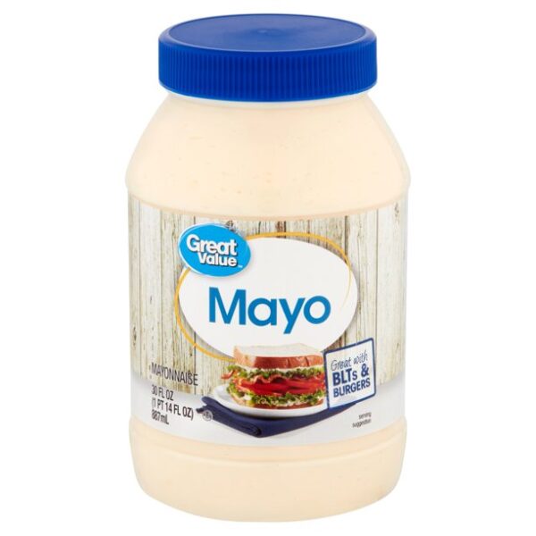 Great Value Mayonnaise, 30 Fl Oz Jar