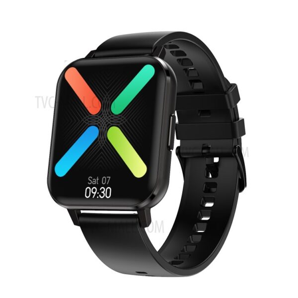 Full Touch Large Square Screen Smart Watch - Black