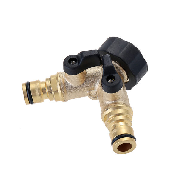 3/4" Garden Tap Adapter 2 Way Double Solid Brass Splitter Pipe Hose Connector