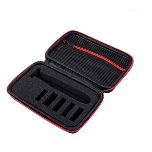 Shaver Storage Carrying Case Box for Philips One Blade Pro Razor QP2520/90/70 - Red