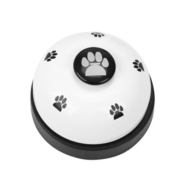 Pet Puppy Dog Cat Training Bells Meal Bells Potty Training Toys Tools - White + Black