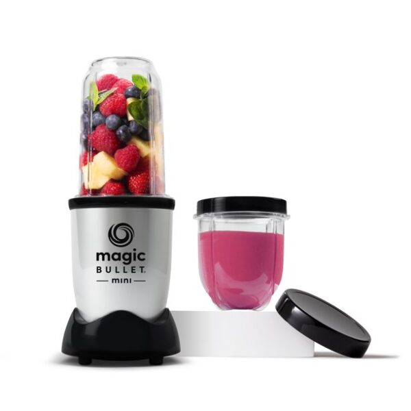 Magic Bullet® Mini Compact Personal Blender Silver / Black